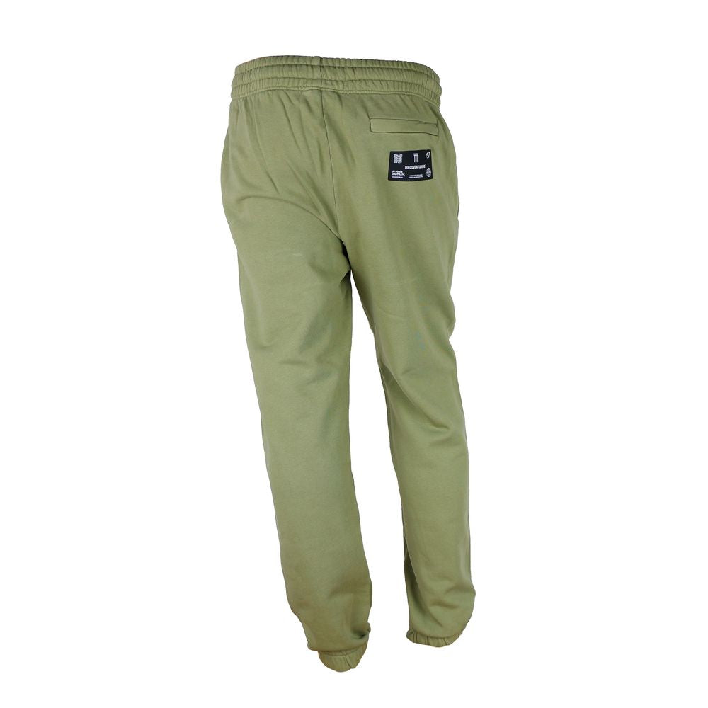 Grüne Baumwolljeans und -hose