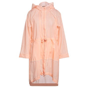 Powder Pink Long Waterproof Jacket