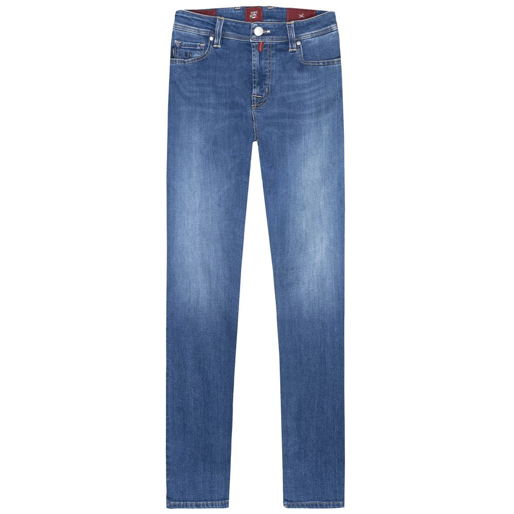 Light Blue Cotton Men's Jean