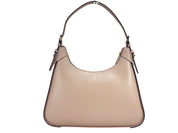 Wilma Large Smooth Leather Chain Shoulder Bag Purse Powder Blush