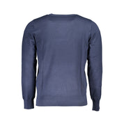 Blue Nylon Sweater