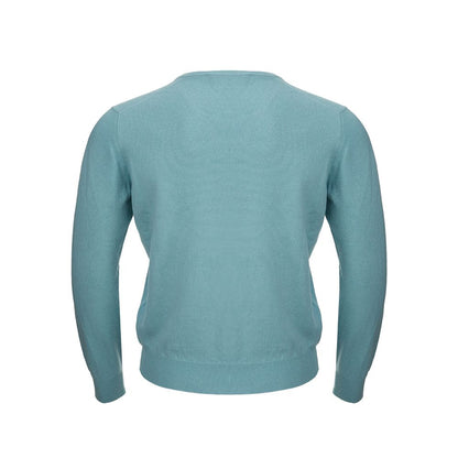 Turquoise Cashmere Sweater Elegance