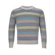 Elegant Multicolor Cashmere Sweater for Men