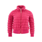 Fuchsia Elegance Polyamide Jacket