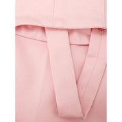 Elegant Pink Viscose Pants for Chic Style