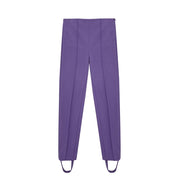 Elegant Purple Viscose Pants