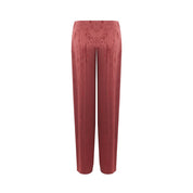 Elegant Red Tailored Pants