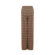 Elegant Brown Viscose Pants for Women