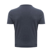 Gran Sasso Elegant Gray Cotton T-Shirt