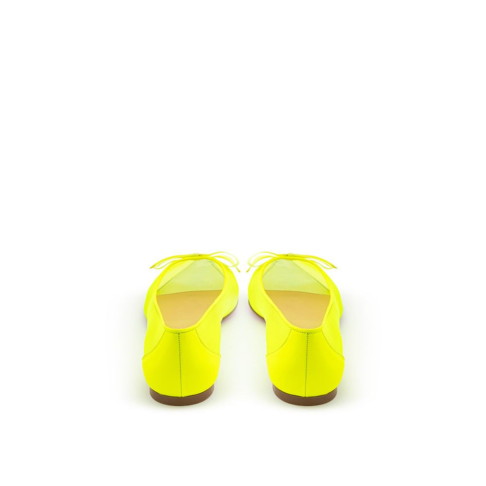 Sunshine Yellow Mesh Flat Elegance