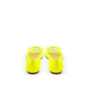 Sunshine Yellow Mesh Flat Elegance