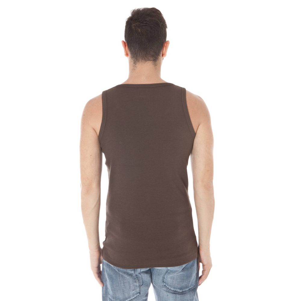 Brown Cotton T-Shirt