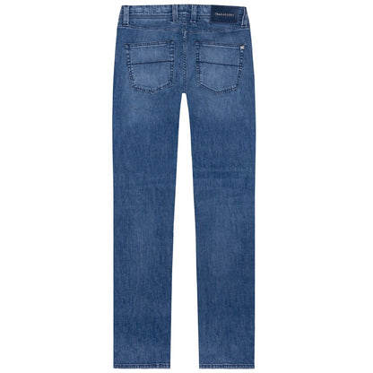 Blue Cotton Jeans & Pant