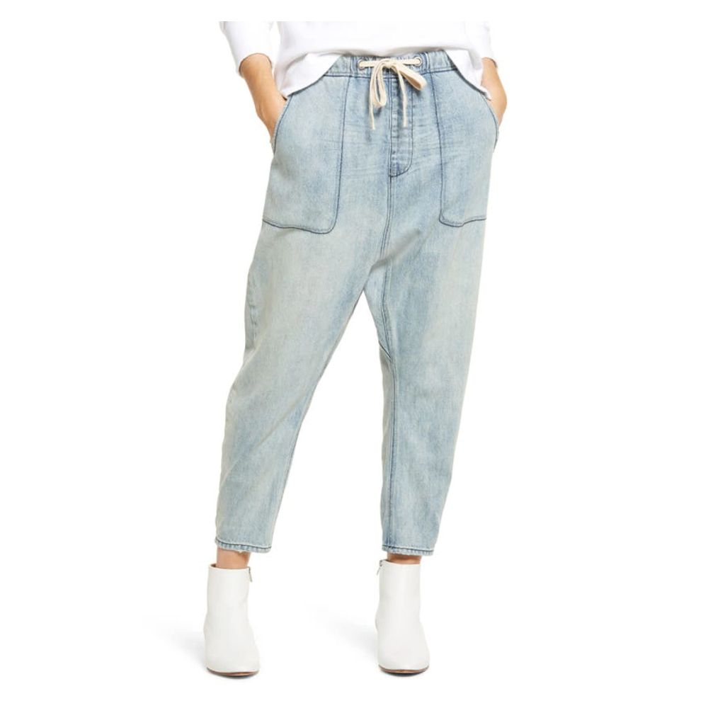 Blue Cotton Jeans & Pant