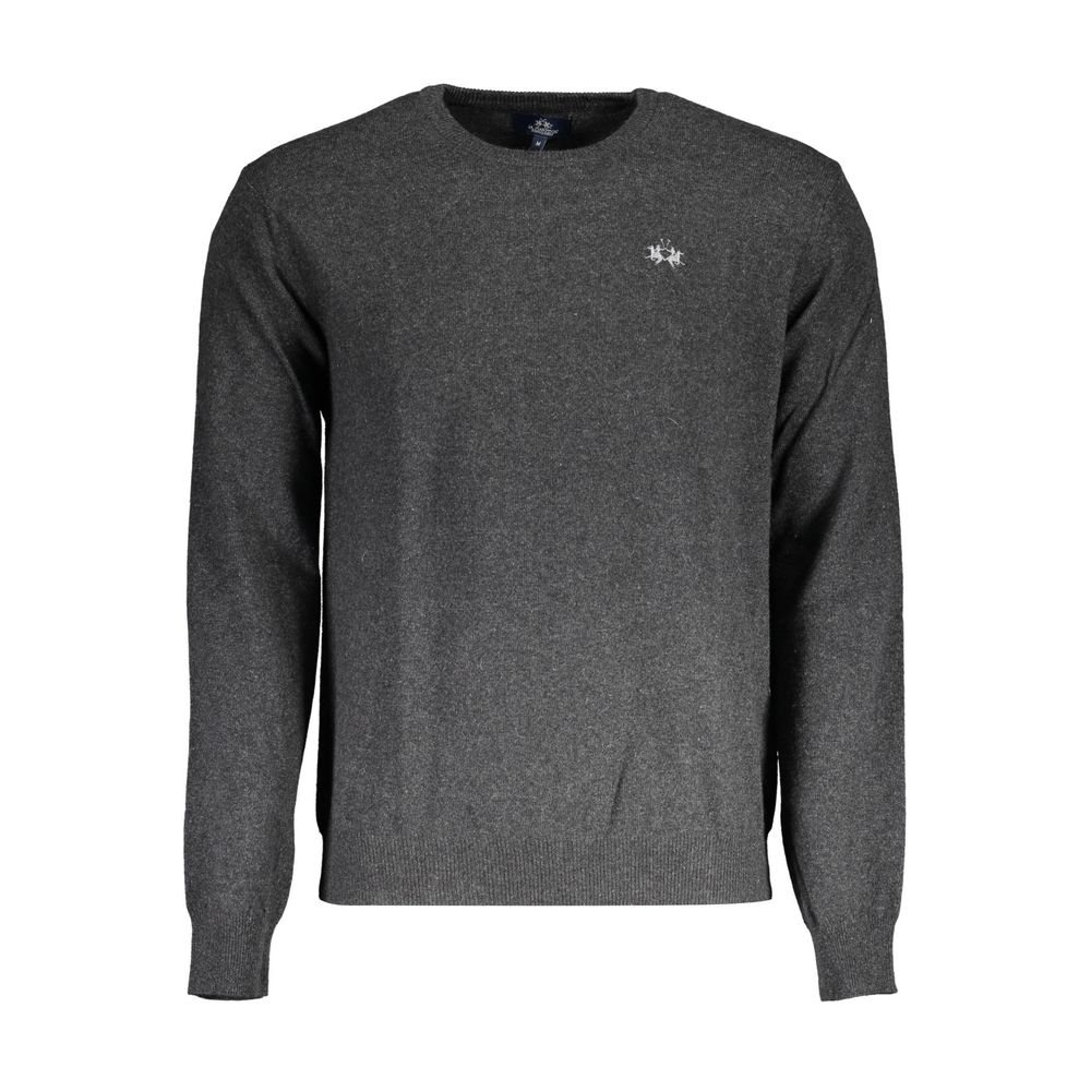 Gray Wool Men Sweater