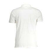 White Cotton Men Polo