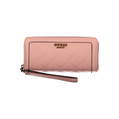 Pink Polyethylene Women Wallet