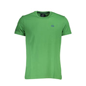 Green Cotton Men T-Shirt