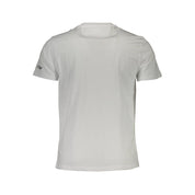 White Cotton Men T-Shirt