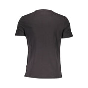 Black Cotton Men T-Shirt