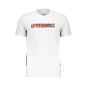 Gray Cotton Men T-Shirt