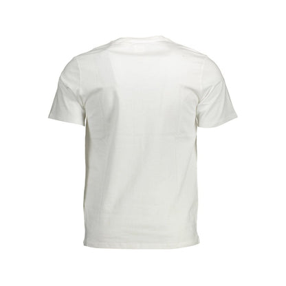 White Cotton Men T-Shirt