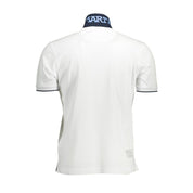 White Cotton Mens Polo Shirt