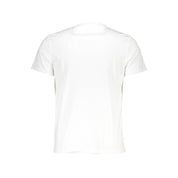 White Cotton Men T-Shirt