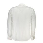 White Linen Men Shirt