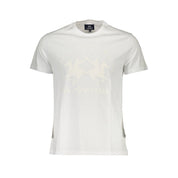 White Cotton Men T-Shirt