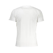 White Cotton Men T-Shirt