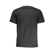 Black Cotton Men T-Shirt