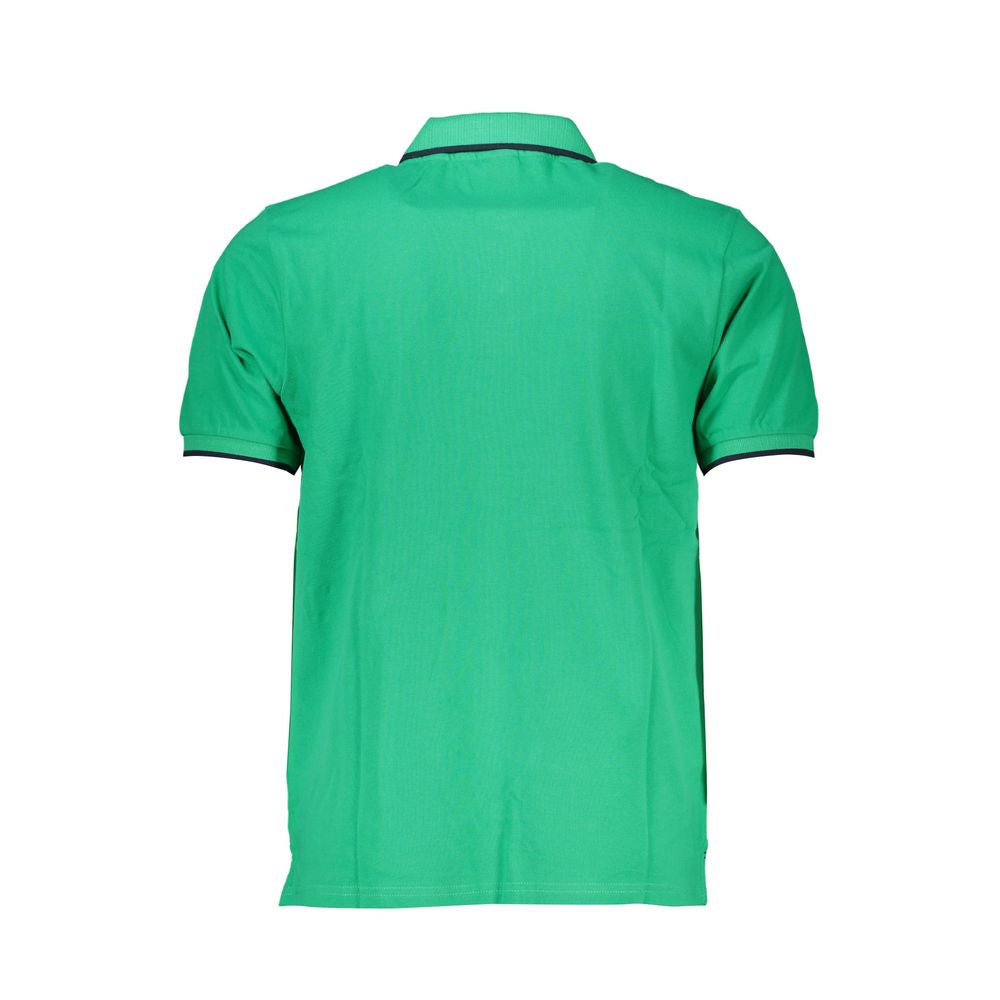 Green Cotton Polo Shirt