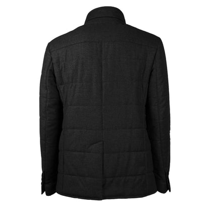 Elegant Wool-Cashmere Men's Coat