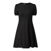 Black Polyester Women Dress