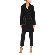 Black Wool Women Coat