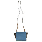 La Boca Chic Blue Leather Crossbody