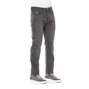 Jean et pantalon en coton gris