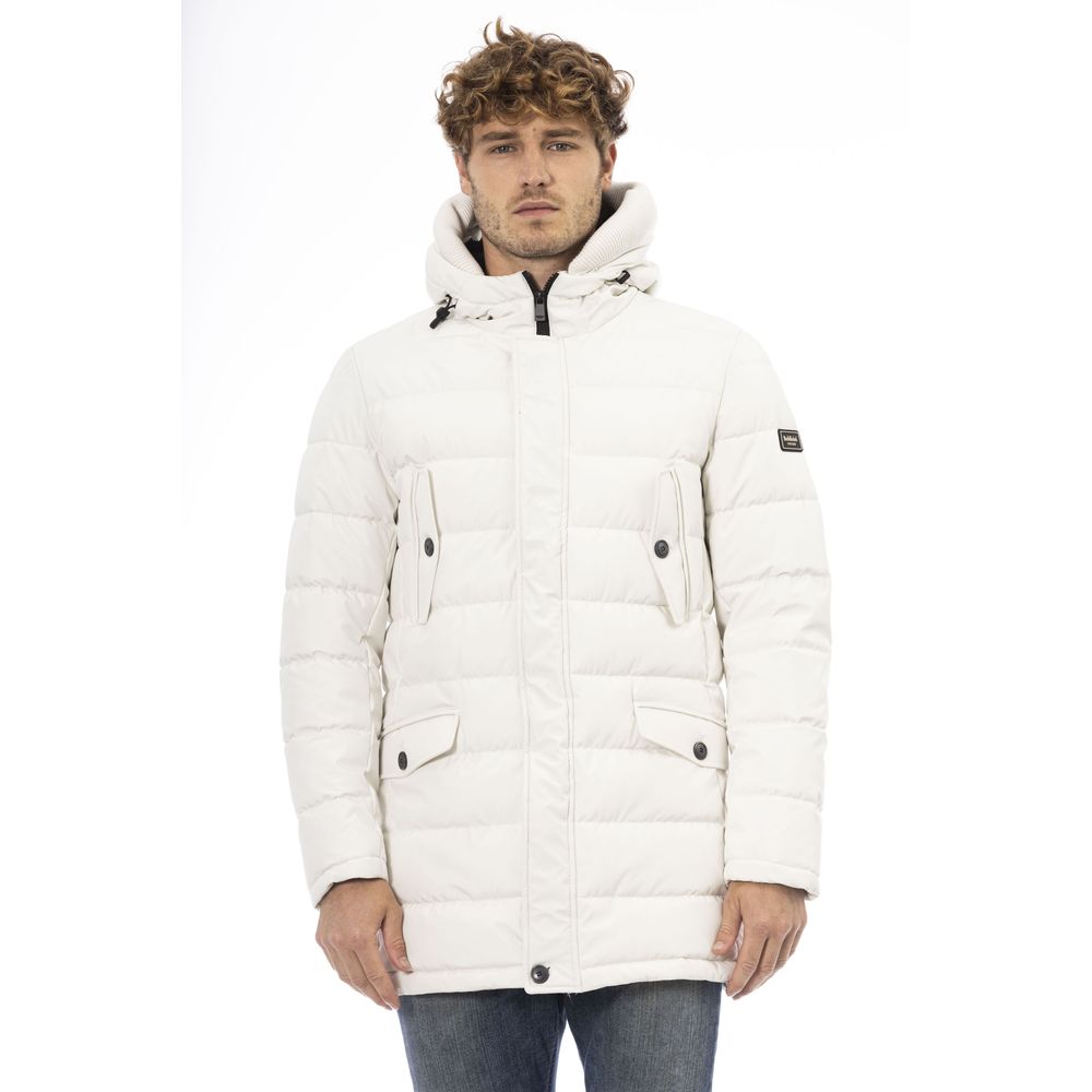 Veste en polyester blanche