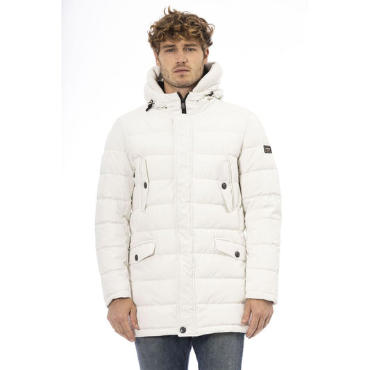 Veste en polyester blanche