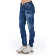 Blue Cotton Women Jean