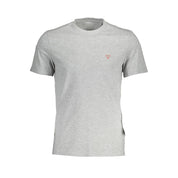 Gray Cotton Men T-Shirt