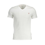 White Cotton Men T-Shirt