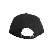 Black Cotton Men Cap