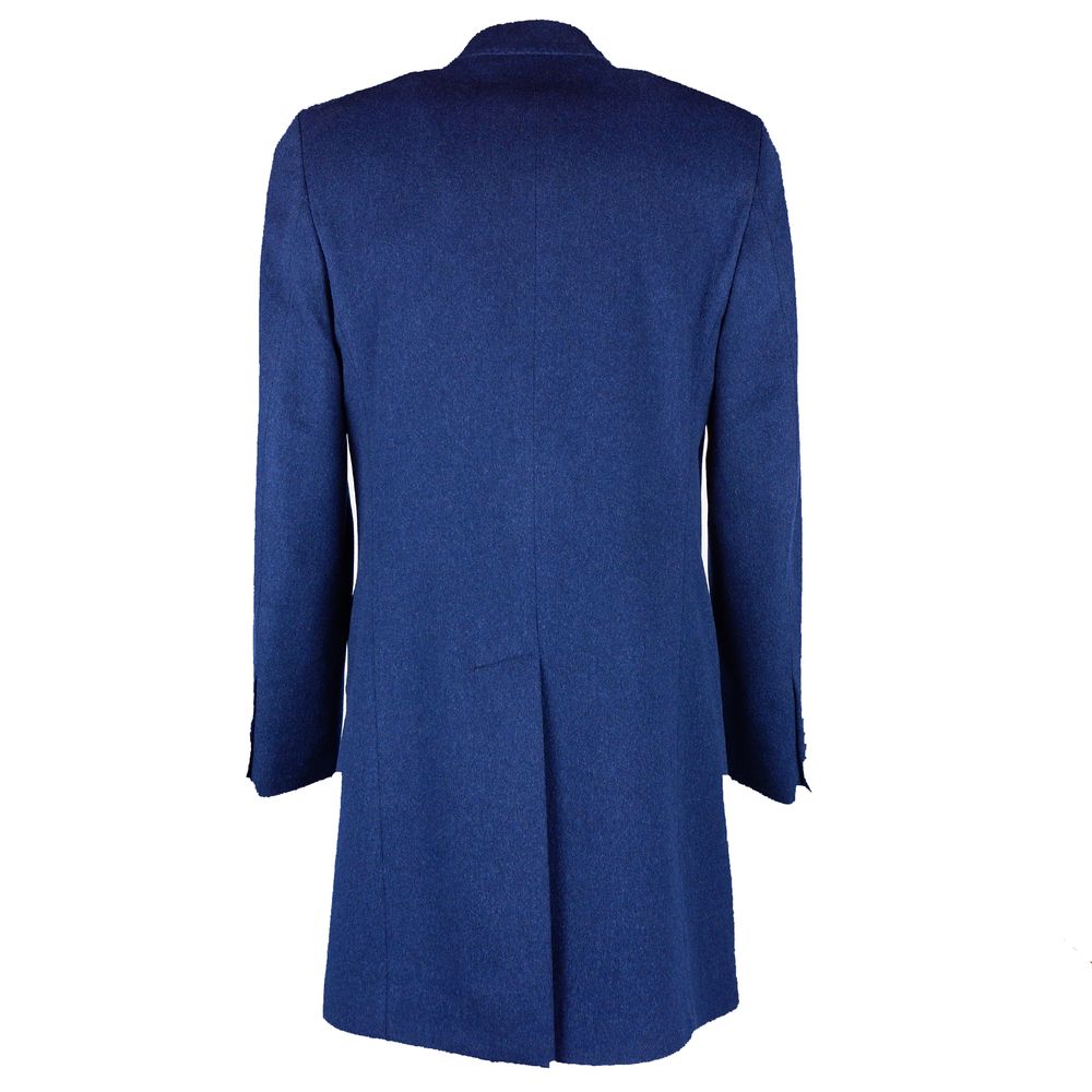 Blue Wool Vergine Jacket