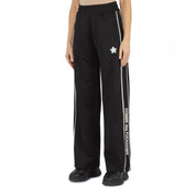 Black Polyester Jeans & Pant