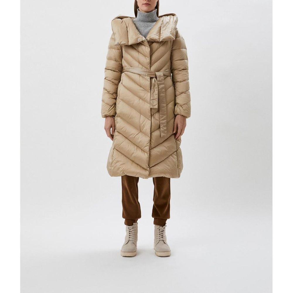 Beige Polyamide Jackets & Coat