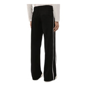 Black Polyester Jeans & Pant