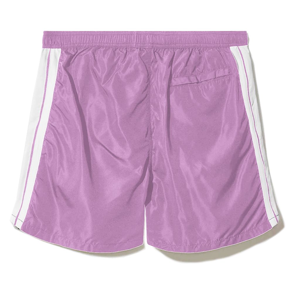 Purple Polyester Men's Swimwear