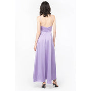 Purple Polyester Dress